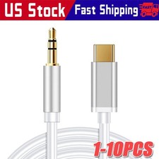 TypeC to Aux Cable USB Type-C Male To 3.5mm Cord Car AUX Music Audio Adapter Lot