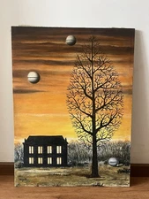 Wonderfull René Magritte oil Painting canvas, surrealist