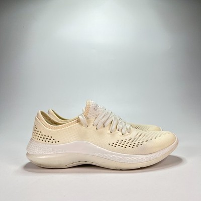 Crocs LiteRide 360 Pacer White Lightweight Casual Shoes 206705 Women's Size 6