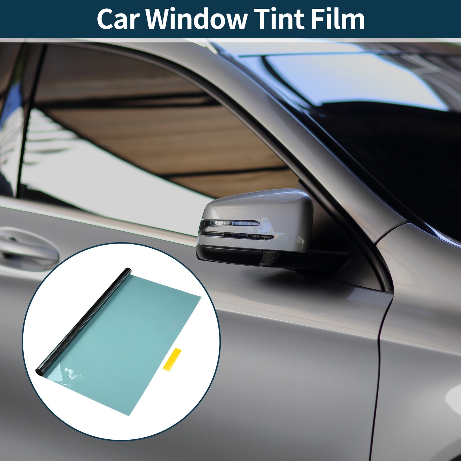 Nano Ceramic Car Window Tint Film 5ft x 30inch Blue VLT 60% IRR 35% UVR 55% 1 Pc