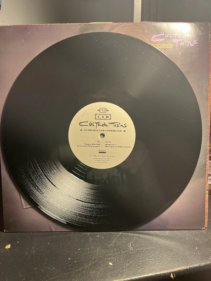Cocteau Twins Sunburst and Snowblind EP 4AD UK 1st Press Release NM Vinyl Rare!! Foto 3 de 4