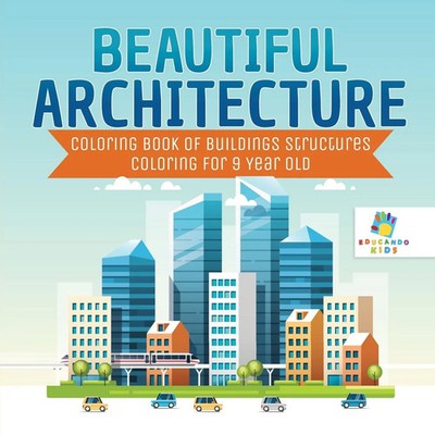 Beautiful Architecture Coloring Book of Buildings Structures Coloring for 9...