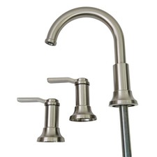 Pfister LF-049-BCOGS Briscoe Widespread Bathroom Faucet - Brushed Nickel READ