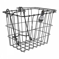 Wald Lift-off Front Basket - Powder-coated Steel Detachable Handlebar Mount