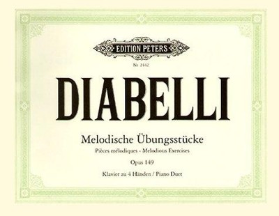 Diabelli: Melodious Exercises Op. 149 for Piano Duet... - Anton Diabelli
