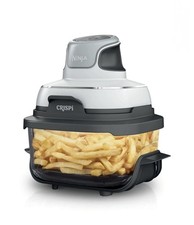 Ninja Crispi 3-in-1 Glass Air Fryer, 4-Qt Glass Container with Lid,  White