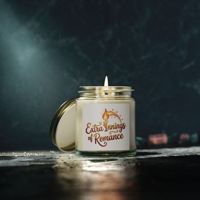 Extra Innings of Romance Candle | Valentine Gift Coconut Apricot Wax (4oz, 9oz)