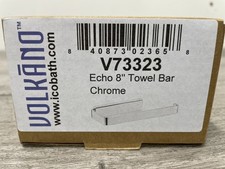 ICO Bath V73323 Volkano Echo 8" Towel Bar - Chrome