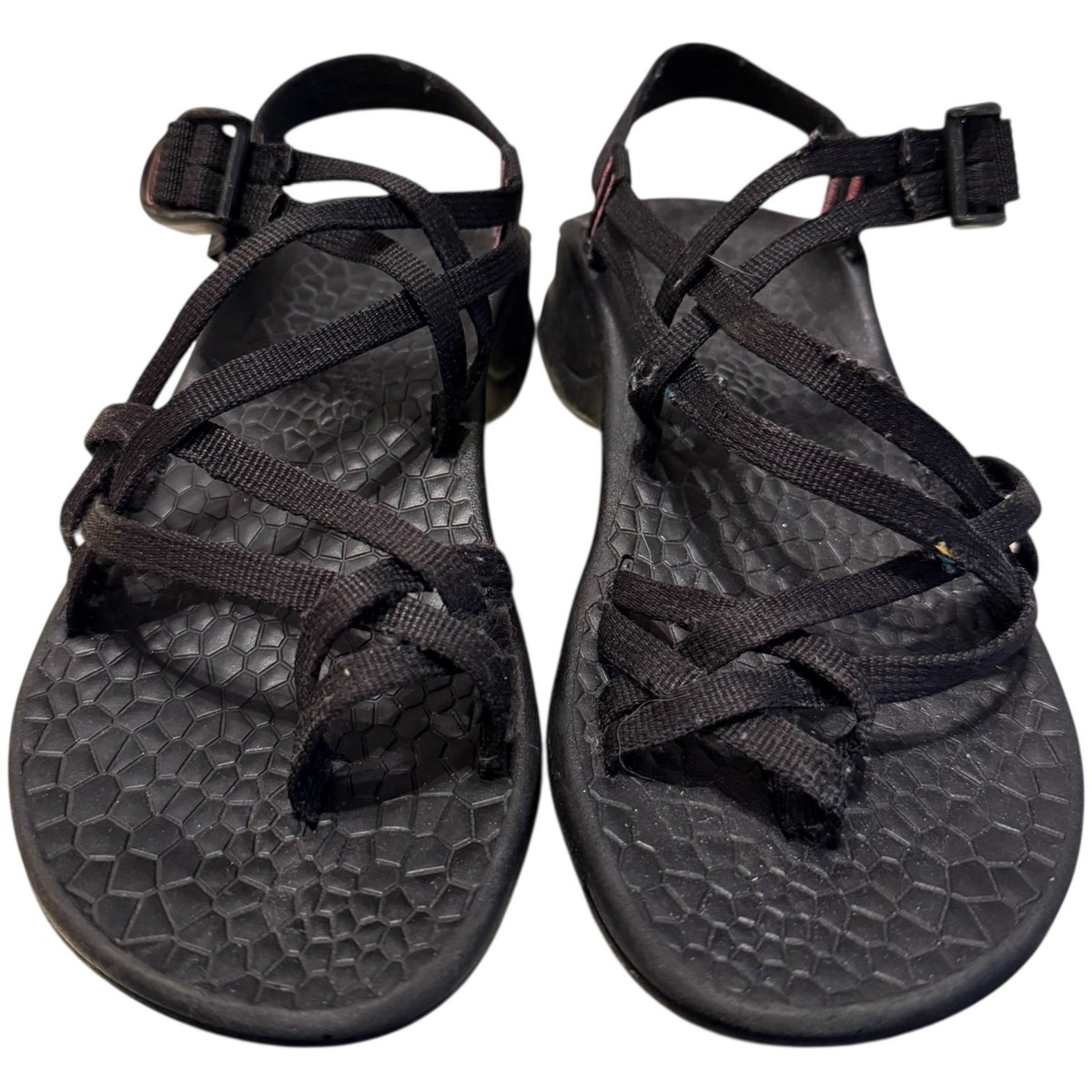 Chaco black Zong X Ecotread strappy sandals - women