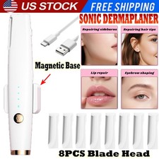 Upgraded Electric Eyebrow Trimmer Shaper Facial Hair Remover With 8PC Blade Head
