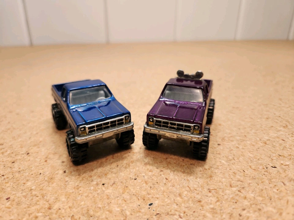 Camionetas Hotwheels Road Champs 1/64 GMC High Rollers 4x4 personalizadas silverado Foto 2 de 4