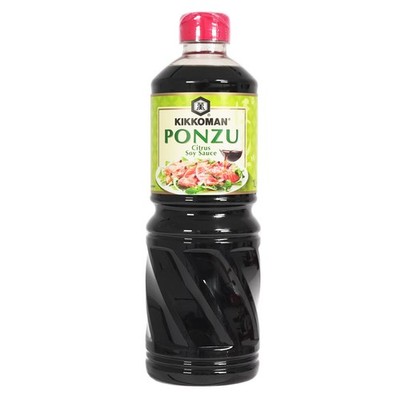 Kikkoman Ponzu Sojasauce mit Citrus Sojasosse Soy Sauce Zitronensaft Konzentra1L