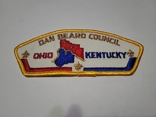 Boy Scout Patch VTG Dan Beard Council Ohio Ke...