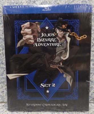 BLU-RAY Jojo's Bizarre Adventure Set 2 Episodes 1-24 Stardust NEW SEALED