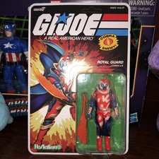 Super7 ReAction  GI Joe Cobra-La Royal Guard O-Ring Action Figure New Unpunched