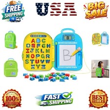 Mr. Pencil's ABC Backpack Frustration Free Packaging, Green