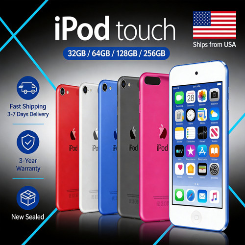 ✨New Sealed✨Apple iPod Touch 6th 7th Gen 128GB 256GB US STOCK FAST SHIPPING Lot