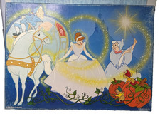 Vintage Springbok Disney : CINDERELLA- Art Puzzle PZL1132 - 100 Pieces