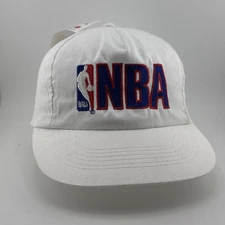 Vintage 90s NBA Basketball Spellout Logo 7 SnapBack Hat Cap Deadstock w Tags