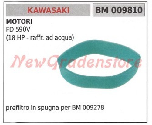 Vorfilter Luft In Schwamm Kawasaki Motor Fd 590V (18 Hp Raffr. Ad Wasser) 009810-image