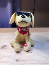Raising Cane's Dog with Sunglasses  Bandana 8" Plush Stuffed Toy Collectible