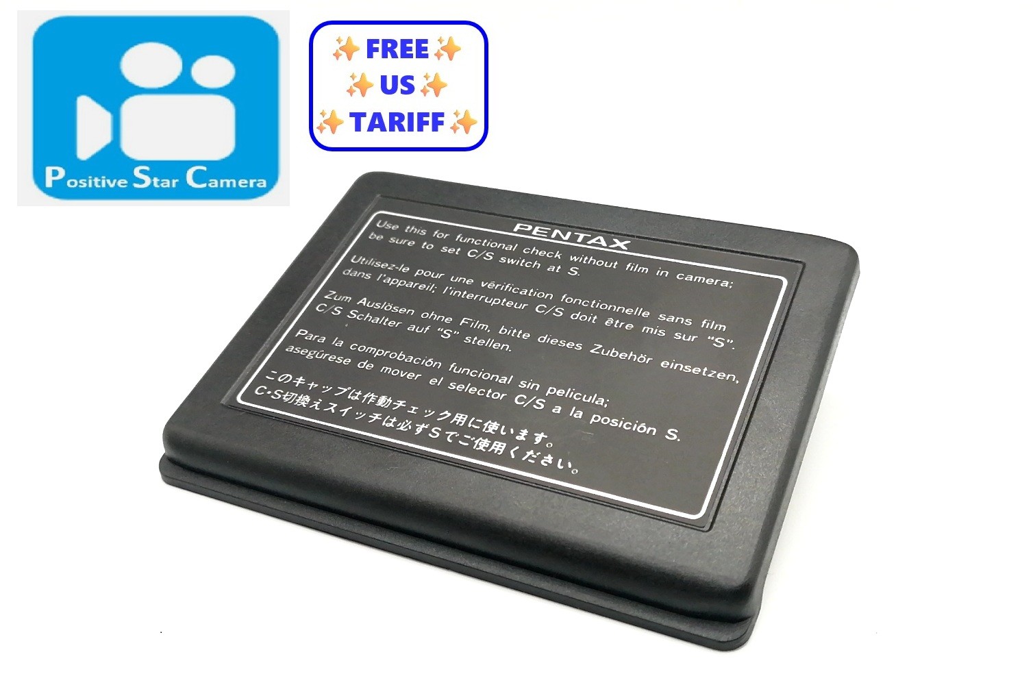 🎦👀✨Almost Unused✨ Pentax 645 Rear Body Cap From JAPAN