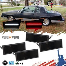 LED Side Marker Lights For 1981-1988 Oldsmobile Cutlass 442 Front White Rear Red