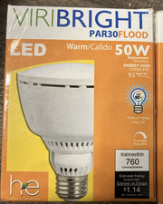 4x 50-Watt Equivalent PAR30 E26 Dimmable LED Indoor Flood Light Bulb 2700K Warm