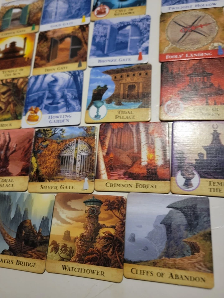 Сменная деталь для приключенческой игры Forbidden Island 23 двусторонние плитки - Изображение 2 из 3