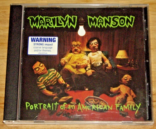MARILYN MANSON *OZ Press CD ' PORTRAIT OF AN AMERICAN FAMILY ' 1994 VGC+