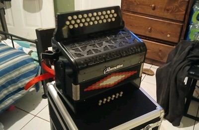 31 Boton Accordeon Tono De FA Alta Calidad Upgraded Straps 31 Key Accordeon FBE