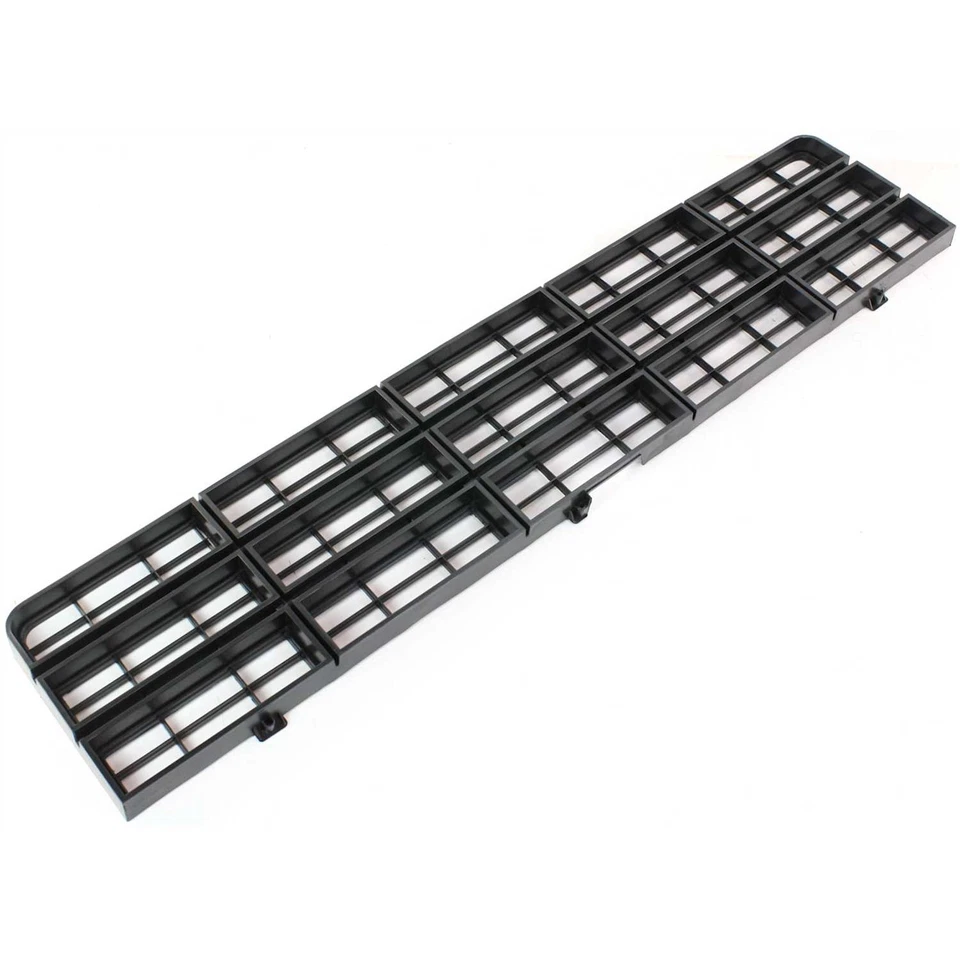 Grille For 77-80 Chevrolet C10 K10 Silver Shell w/ Black Insert Plastic - Image 3 of 4