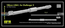 RFMRM2099 1:35 Rye Field Model 120mm L30A1 Gun Barrel for Challenger 2