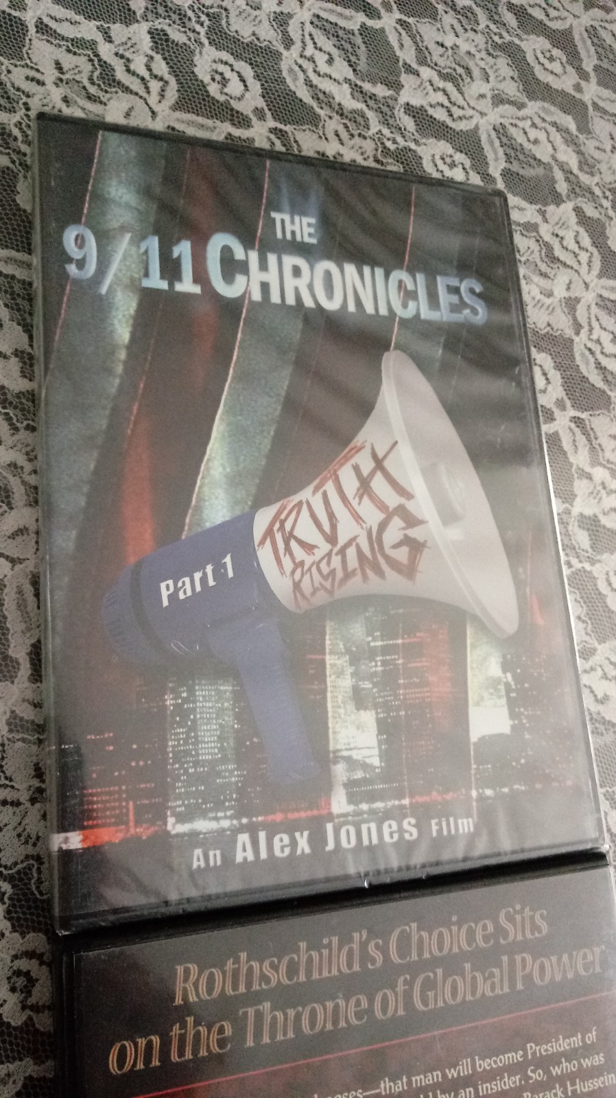LOT of 2 DVD's 9/11 Chronicles Alex Jones SEALED Rothschild's Choice Texe Marrs