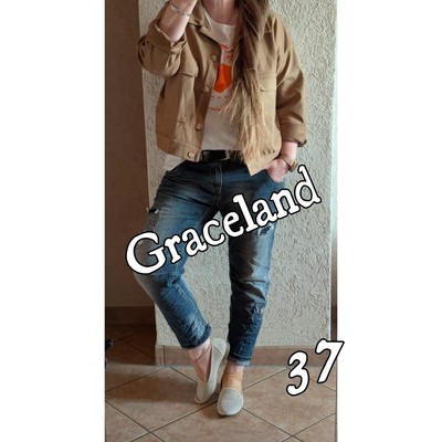Graceland Ballerina flache Schuhe Beige 37 Trendy Sommer Street Style 