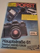 Foto Porst Katalog Sommer 87 .  -tb8-