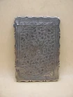 Antique Victorian Sterling Silver Card Case By George Unite