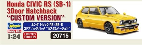 Hasegawa 1/24 Honda Civic RS (SB-1) 3-door hatchback custom