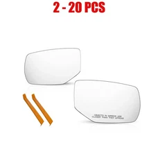 2-20Pack Left&Right Clear Mirror Glass Heated Assembly for Honda 13-17 Accord US