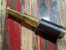 Vintage Ross London Brass Telescope Monocular Spyglass