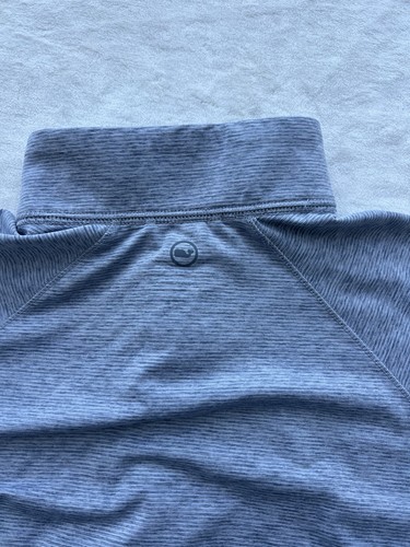Vineyard Vines Sankaty 1/4 Zip Pullover Boys XL Blue L/S Quarter - Picture 5 of 5