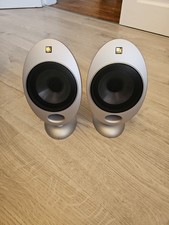 Pair of Kef HTS2001 Egg Speakers Surround Sound Speakers Tested and Working