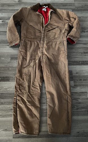 Walls Zero Zone Insulated Coveralls Men's Size XXL 50-52" Tan 94-81035BX - Picture 1 of 6