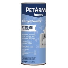 PETARMOR Home Carpet Powder for Fleas and Ticks, 16oz Pack of 1 , White