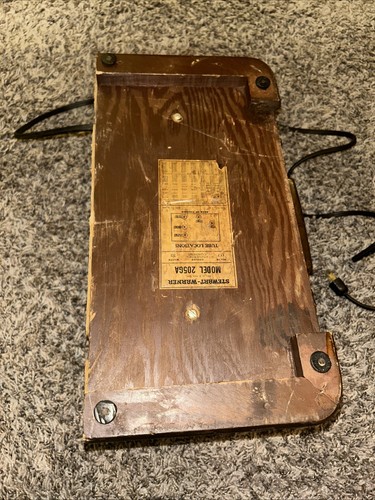 Vintage Stewart Warner 205GA Röhrenradio Powers On - Bild 6 von 6