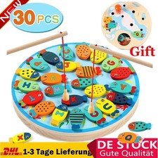 Holz Fische Angeln Spiel Holzspielzeug Motori...