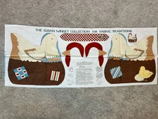 Susan Winget Collection Agatha The Hen Fabric Panel Cut Sew & Stuff Panel New