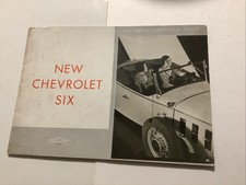 Vintage 1932 New Chevrolet Six Sales Brochure-free Shipping Vintage 1932 New Chevrolet Six Sales Brochure-free Shipping