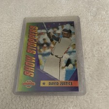 1994 Pinnacle Church's Hometown Stars Show Stoppers #4 David Justice