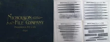 Orig. 60 Pg. 1894 Illustrated Catalogue of Nicholson Files & Rasps- mjdtoolparts